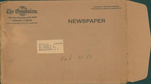 WWII Feb 11-13 1945 Servicemen Edition Oregonian Lot w/Envelope Portland OR Z - Picture 18 of 19