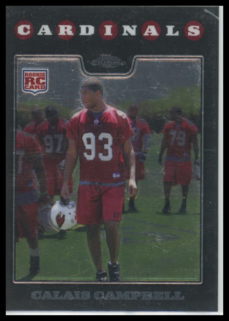 2008 Topps Chrome #TC239 Calais Campbell Arizona Cardinals Rookie