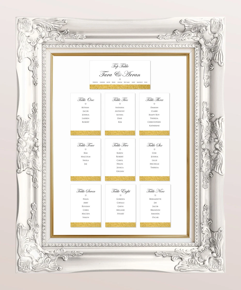 Table plan on sale