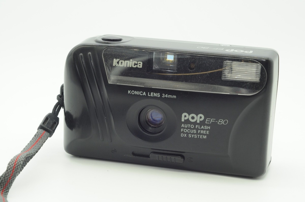 ☆超美品です＾＾☆Konica C35 EF　№80 Konica C35 EF Black Point & Shoot Camera [Near Mint] (1xxx33
