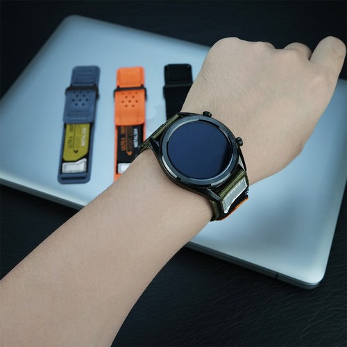 20/22mm for Samsung Galaxy Watch Band Rugged Nylon Sport Strap Woven Loop Design - 第 4/16 張圖片
