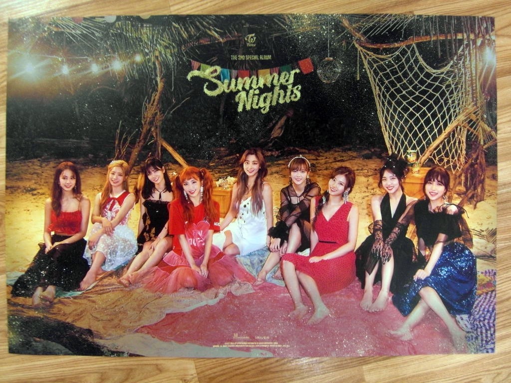TWICE - SUMMER NIGHTS (C VER.) [ORIGINAL POSTER] *NEW* K-POP | eBay