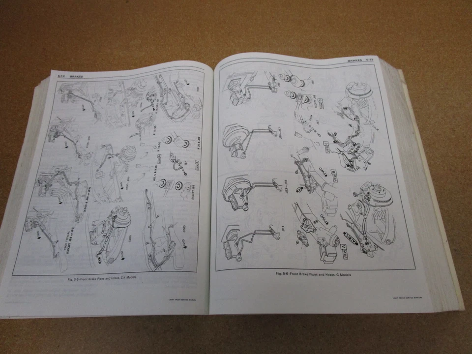 Chevrolet 1980 camioneta pickup K10 C10 Blazer Suburban K20 manual de taller de servicio Foto 4 de 4