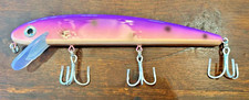 Duluxe 10.5 Inch Crankbait Muskie Lure 4.4 ounces Purple Pink Brown
