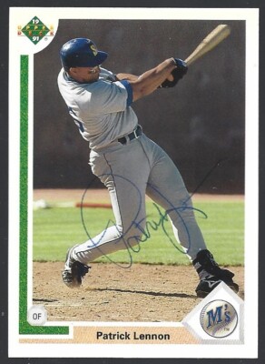 1991 Upper Deck Final Edition #43F Patrick Lennon IP autograph signed card