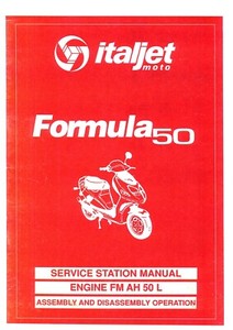 Italjet Motorcycle Motorbike Formula Engine Fm Ah 50 L Service Workshop Manual Ebay
