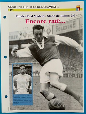 GENTO REAL MADRID ESPANA SPAIN ESPAGNE 1959-1960 CARTE CARD