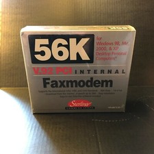 Sterling 56k V.92 PCI Internal Faxmodem Modem Model S20 for Windows 98xp PC