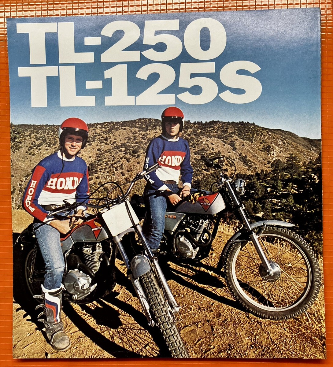 【TF】ホンダ カタログ New! Genuine Honda TL125S & TL250 Trials Brochure u | eBay