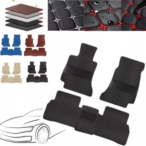 Car Floor Mat For Lincoln All Series Cargo Liners PU Carpet Waterproof Custom - Foto 34 di 42