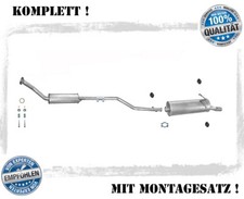 Auspuffanlage für Citroen Xsara Picasso 1.6 Auspuff Montagesatz Bj. 12.00-12.05