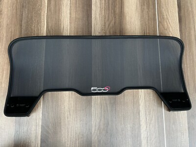 FIAT500C専用メッシュウィンドシールド FIAT 500 500C ABRATH 12-17 GENUINE OEM AIR WIND SCREEN DEFLECTOR