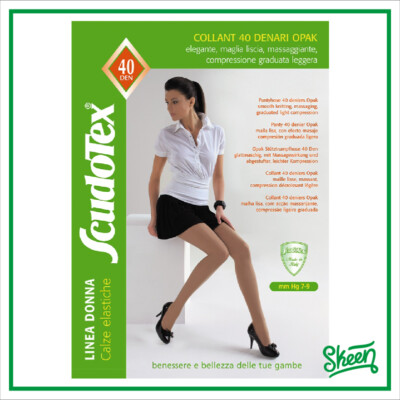 Collant Calze Scudotex a Compressione Graduata da Donna 40 Denari