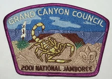 Grand Canyon Council 2001 National Jamboree  JSP Mint TK1
