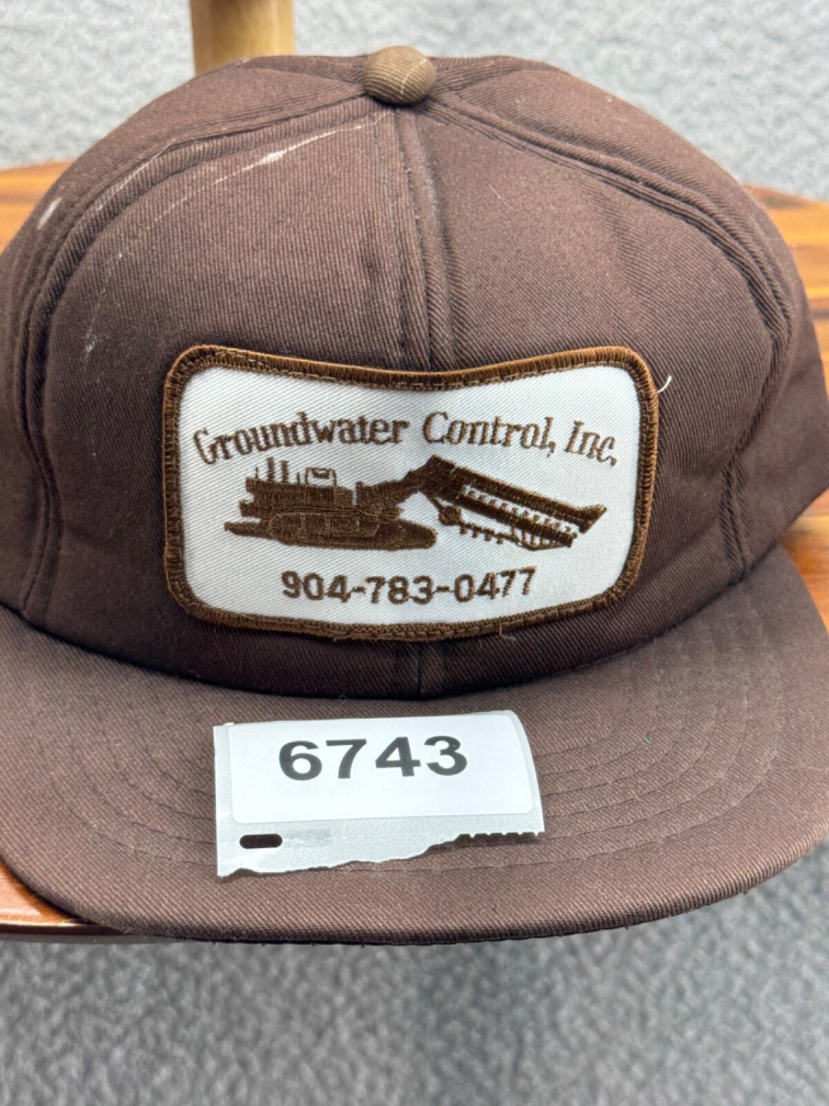 Groundwater Control Inc Embroidered Patch Cap Hat… - image 9