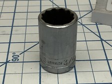 Armstrong ST-1224, 1/2 drive 12pt SAE Socket, size 3/4in., USA Made