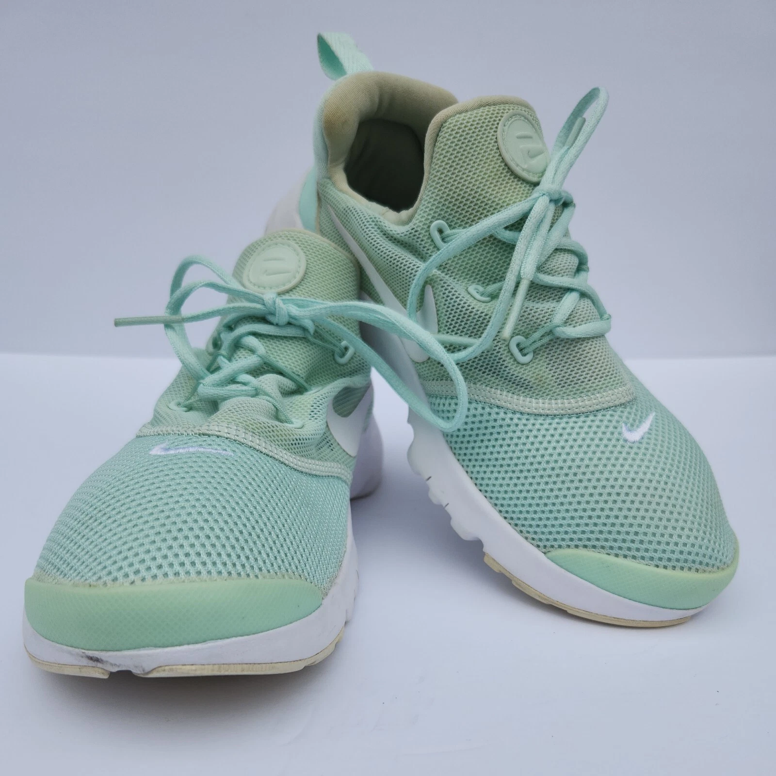 2017 Nike Presto Fly "Igloo" verde nuova di zecca con bianco Swoosh scarpe giovani taglia 3Y