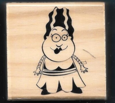 RENAISSANCE PRINCESS COSTUME HALLOWEEN NEW Craft Smart FALL wood RUBBER STAMP