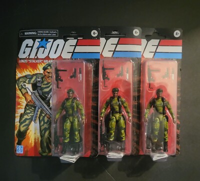  G. I. Joe 2021 Lonzo ''Stalker'' Wilkinson LOT OF 3. Brand New