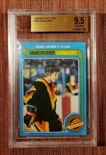 1979 O-Pee-Chee #203 Don Lever Canucks Hockey Card BVG 9.5 Gem Mint Pop 1