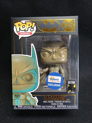 Gemini Collectibles Exclusive Batman 1989 Patina #315 Batman Funko Pop
