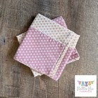 2 Vintage Pillowcases, purple and cream floral, JCPenney