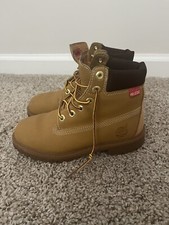 Timberland Big Kids Premium Scuff Rebar Helcor Boots 6596R Wheat Boy s Size 4