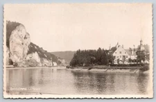 Postcard RPPC Belgium Namur Anseremme La Meuse 20C