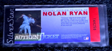 1991 AuthenTicket Silver Star Special Edition Tribute to Nolan Ryan Texas Ranger