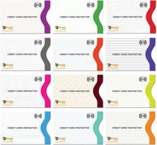 12pcs RFID Blocking Sleeves, Lightweight & Compact Design to Fit in Any Pocket
