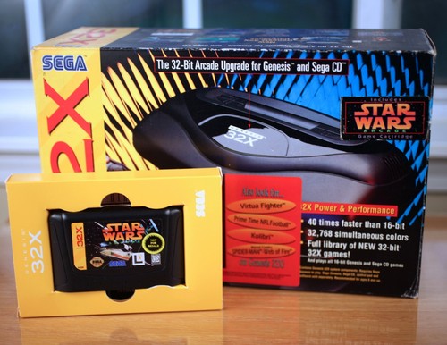 Sega Genesis 32X Add-On Console Complete System CIB in Box NM OEM Rare Star Wars - Picture 14 of 15