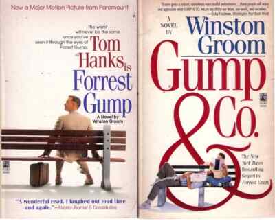 complete set series - lot of 3 forrest gump books by Winston Groom