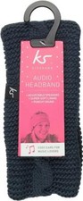 Kitsound Audio-Kopfbügel mit Zopfmuster und integrierten Kopfhörern Lautsprechern – Bild 2