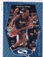 1998 UD Choice #SQ26 Chauncey Billups StarQuest Blue Excellent
