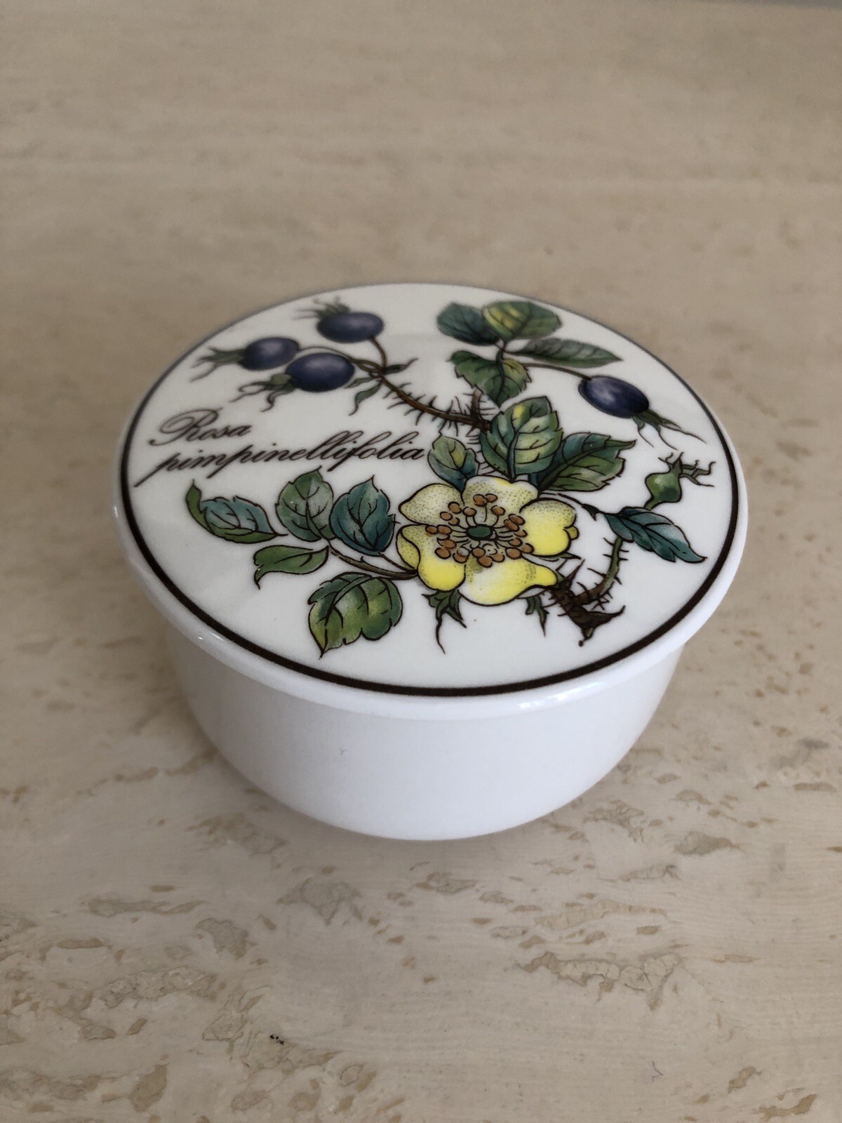 Villeroy & Boch anno 1748 vitro Porcelaine Floral Fruit Trinket Box eBay