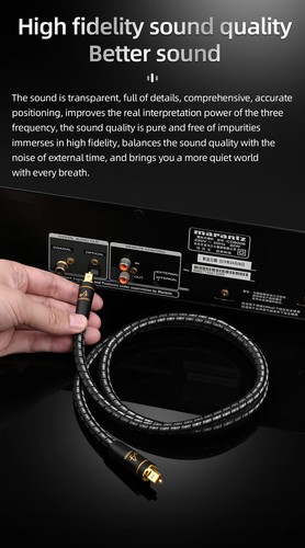 Hifi Optical Fiber Cable Digital Audio Wire Audiophile HIFI DTS Dolby 5.1 7.1 - Picture 12 of 20