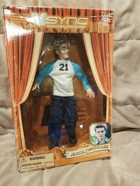 nsync collectible marionette justin timberlake