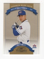2002 DONRUSS CLASSICS BASEBALL ROOKIE REED JOHNSON TORONTO BLUE JAYS #110 /1500