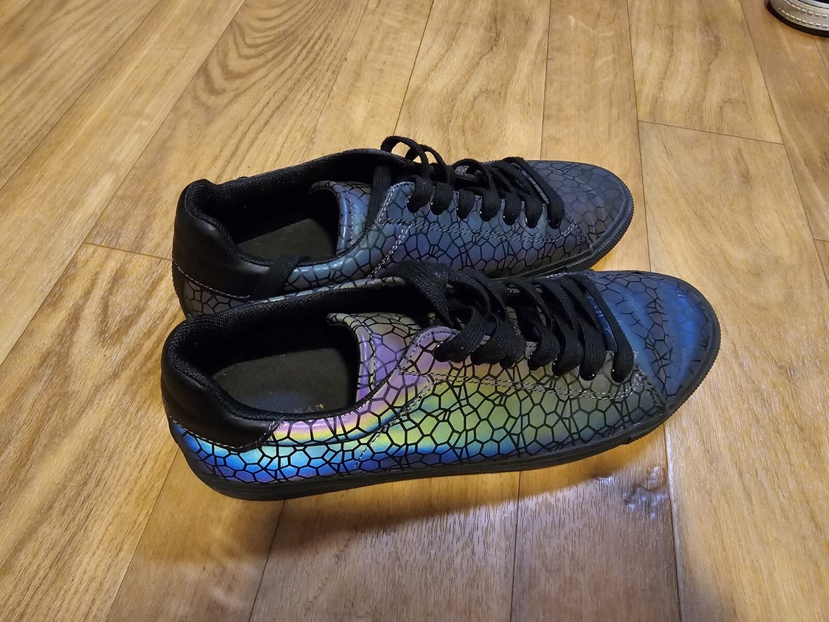 Zara Man Sneakers Geometric Color Changing Spot Cell Print (Size 9