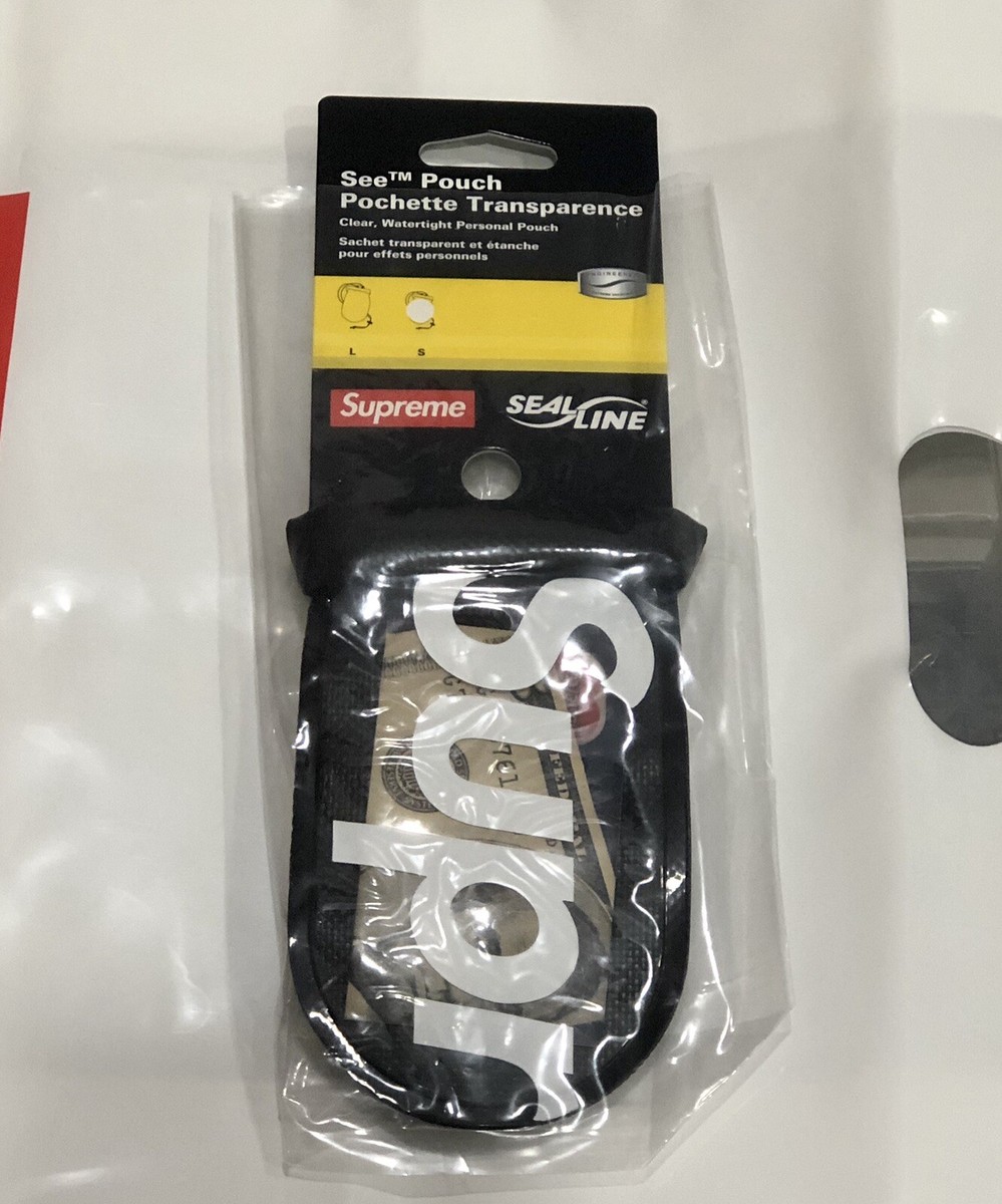 Supreme SealLine See™ Pouch Black Small SS18 100% Authentic | eBay