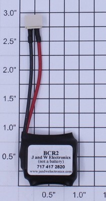 J&W BCR2 3 Volt Battery Component Replacement for MTH PS2 Engines (10)