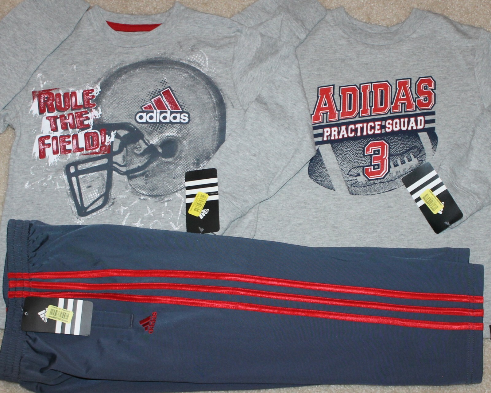 red boys adidas