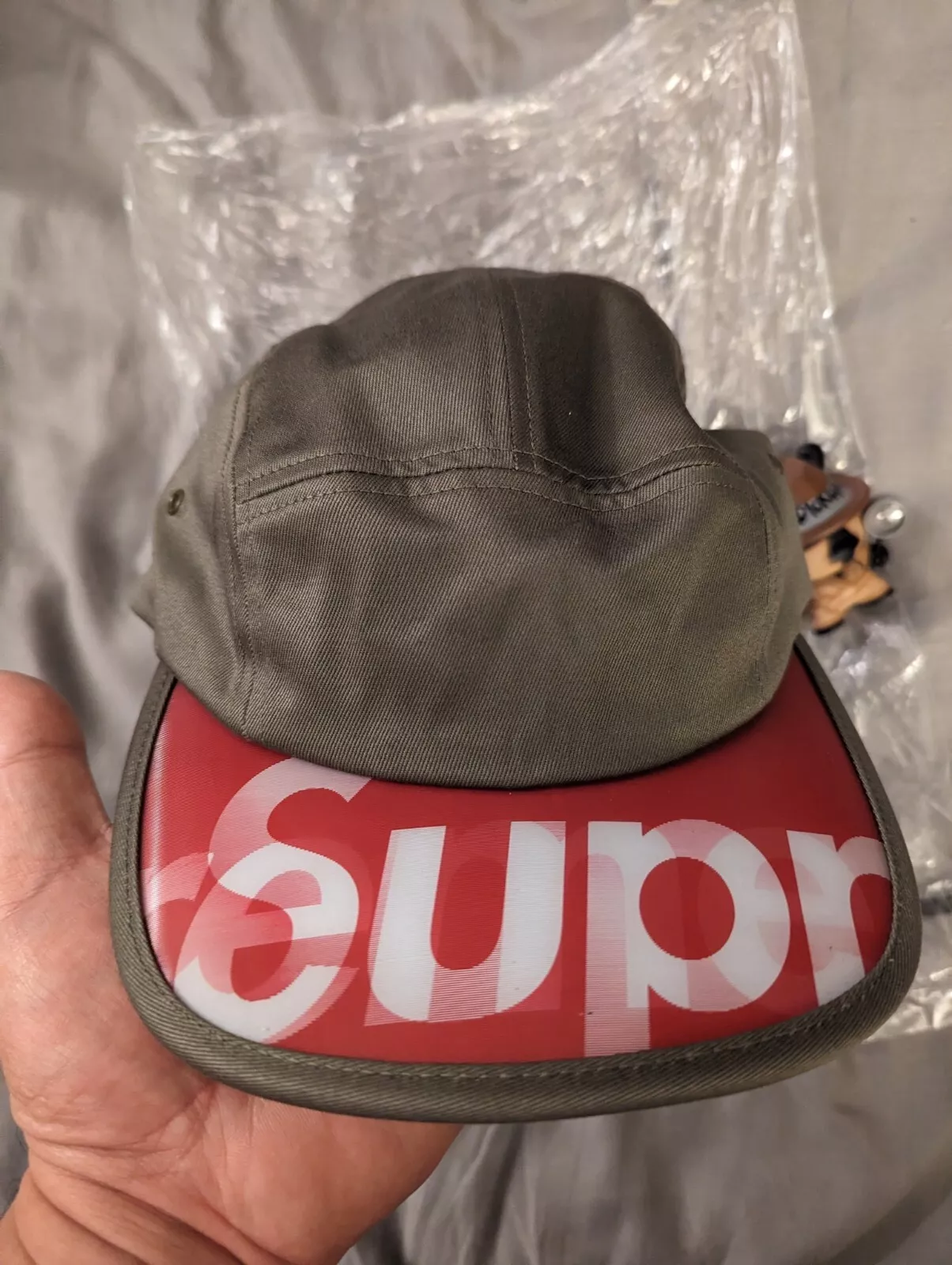 Visière lenticulaire Supreme SS20 casquette de camp boîte verte logo Bogo