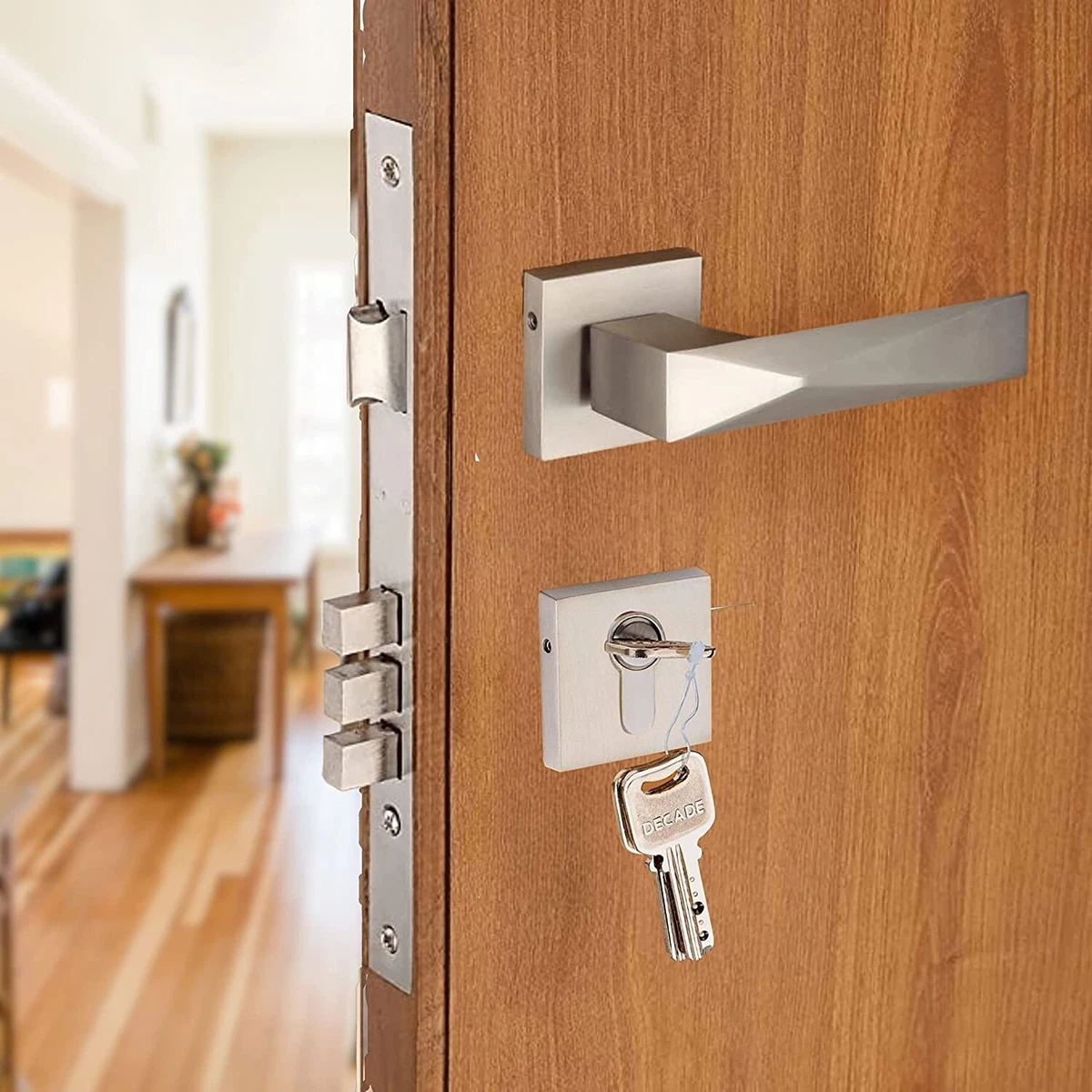 Premium Mortise Handle Door Lock Set for Home Main Door Cylinder Body and 3 Key