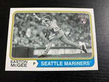 2023 Topps Heritage Easton McGee Black & White Photo Variation Rookie Card RC