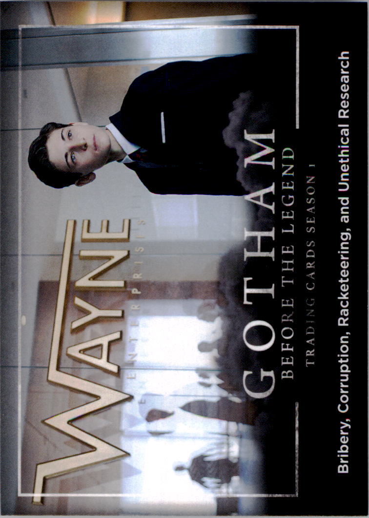 2016 Gotham Season One Non-Sport Card #52 Bribery, Corruption, Racketeering
