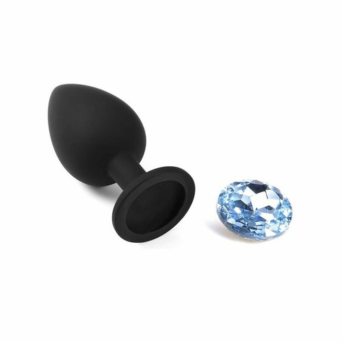 3Pcs/Set Silicone Jeweled Butt Plug Anal Jewel Trainer Sets Enhance Sex Orgasm - Picture 4 of 14