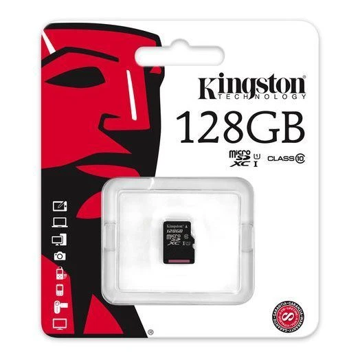 Kingston microSDXC Class 10 UHS-I Card - 128GB  SDC10G2/128GB - Image 3 of 3