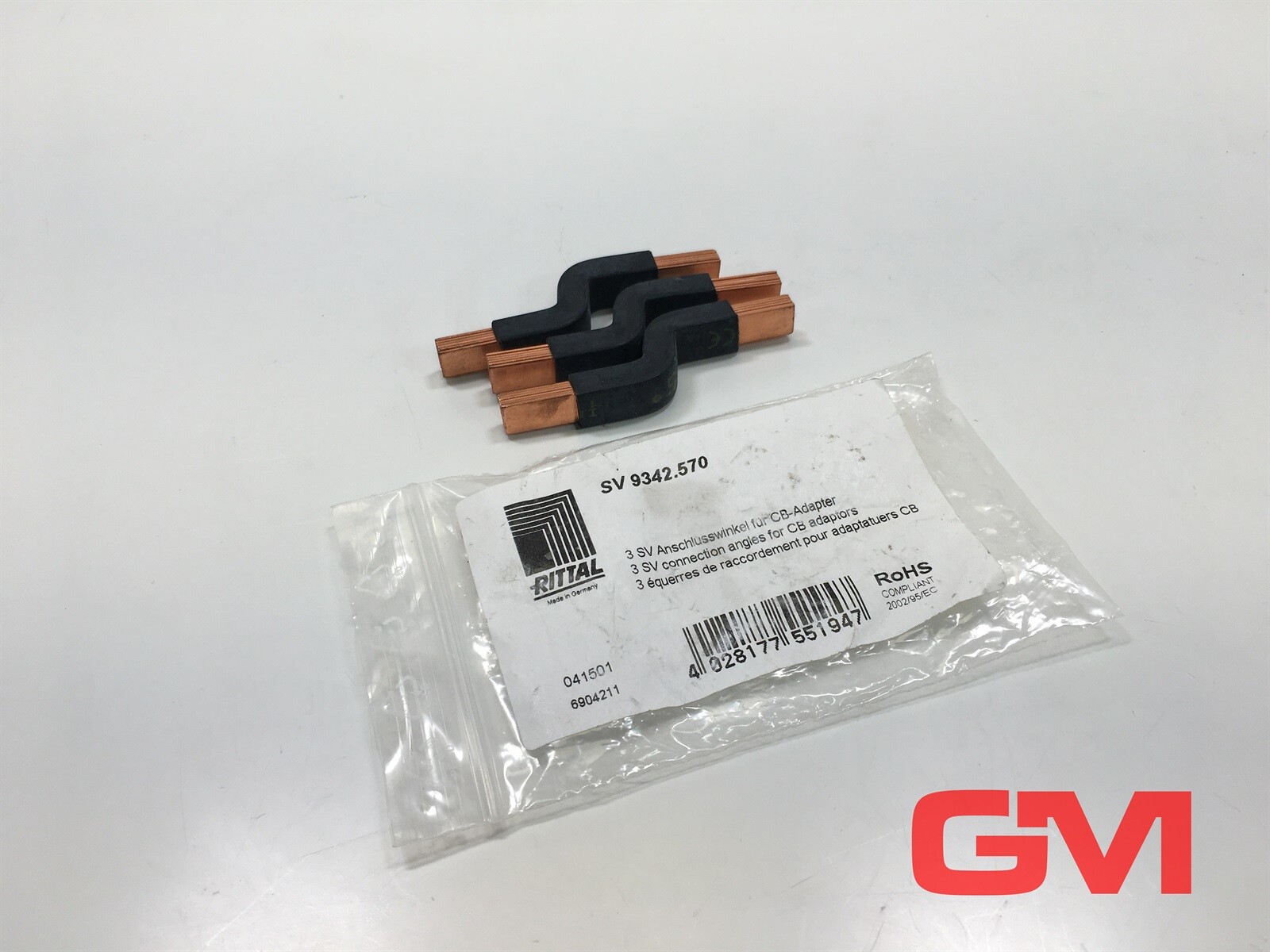 3 x Rittal SV Connection Angle for CB Adapter SV9342.570