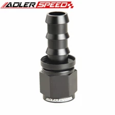 10AN 10AN Straight Push on Hose End Aluminum Fuel Oil Line Adapter Black USA